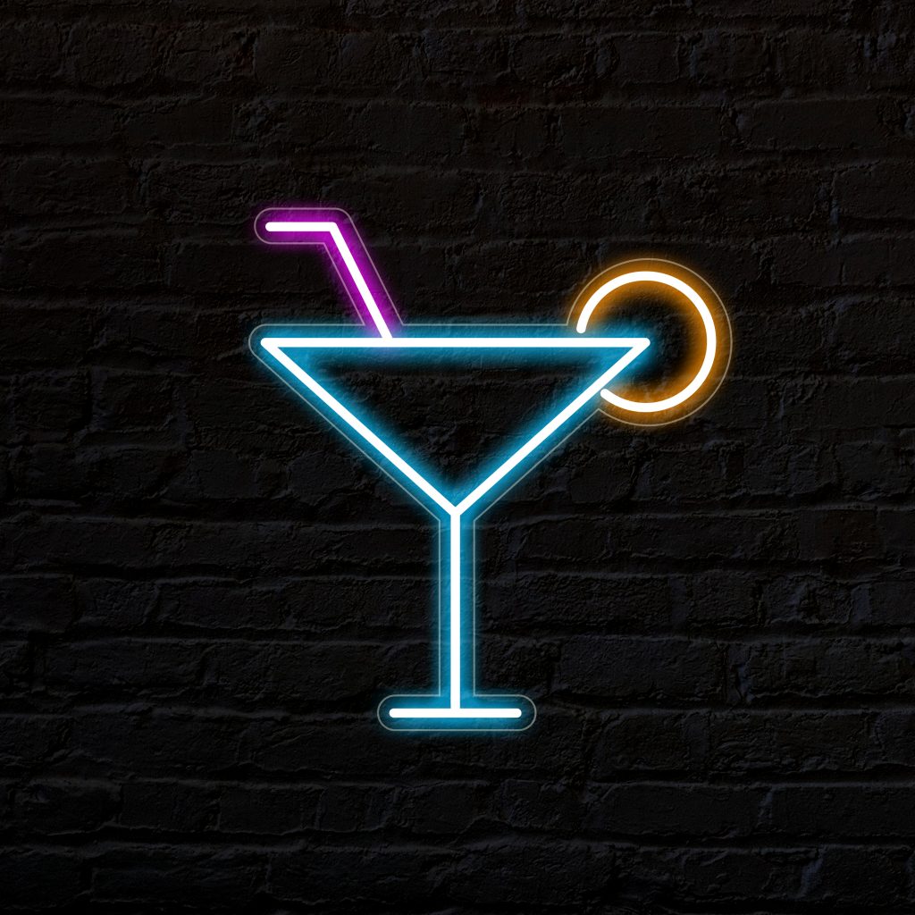 Martini Neon Sign - Little Pineapple Neon